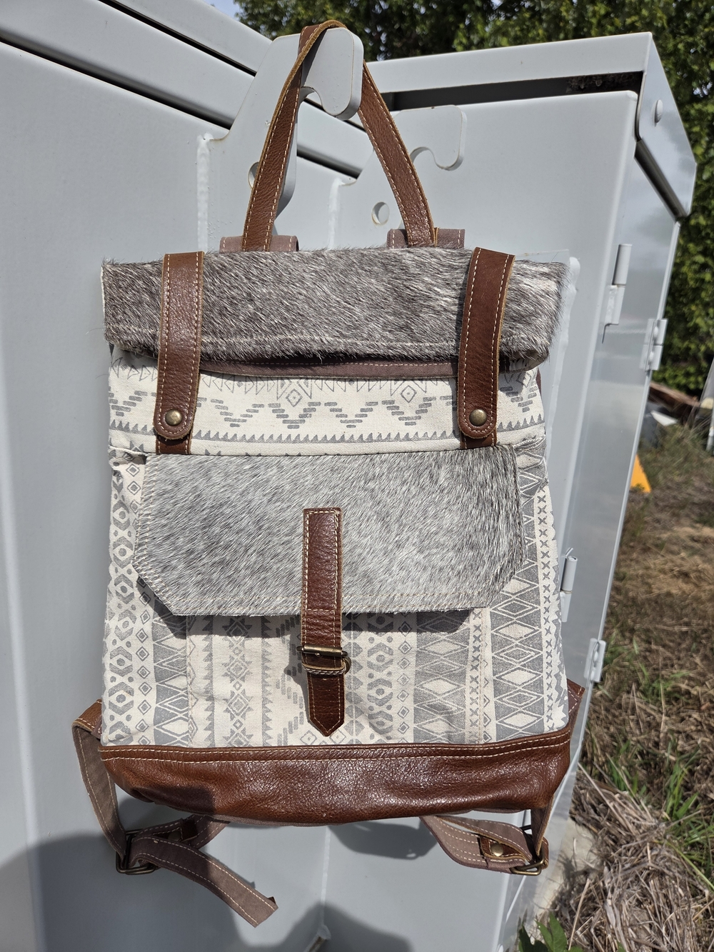 Myra Bag Upcyled Canvas Backpack
